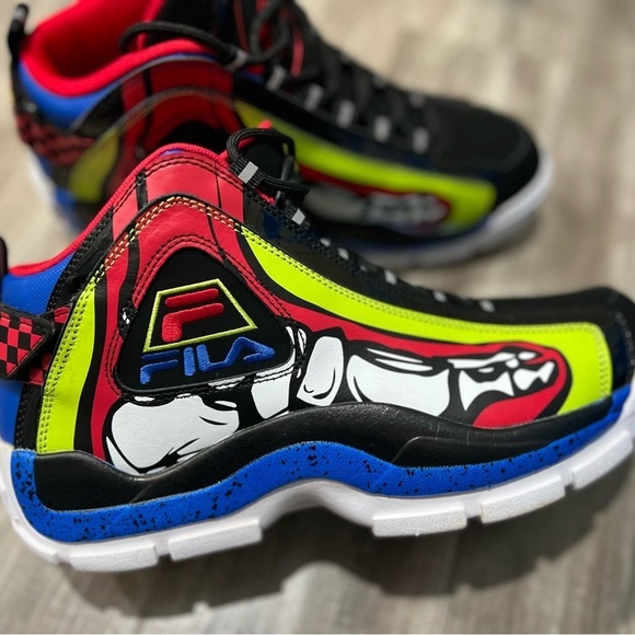 Fila Grant Hill 2 Racing High Top Sneakers Men's 1BM01855-048 Rare size 10,5 - Picture 1 of 13